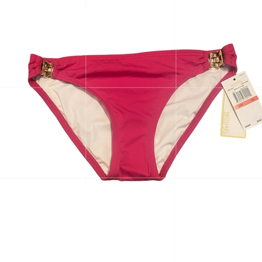 Michael Kors Pink Bikini Bottoms XS